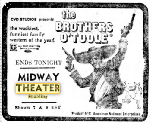 Midway Theatre - Another Ad From Aug 1973